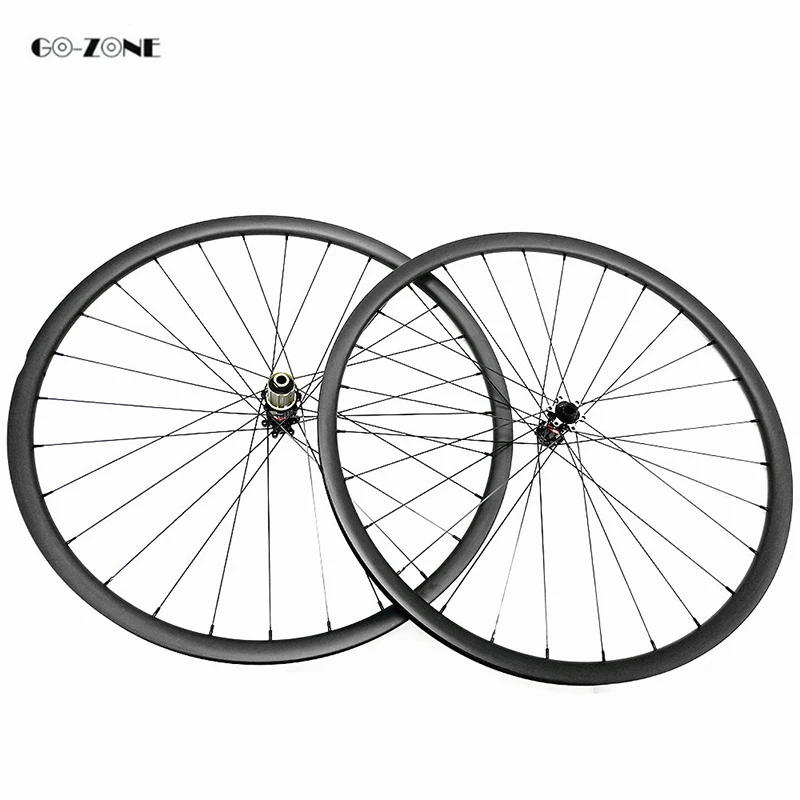 29er горный велосипед Углеродные колеса xc 30x30 бескамерный велосипедный обруч 29 novatec