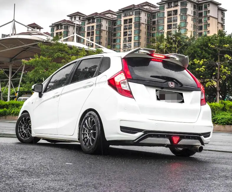 Спойлер для Fit JAZZ 2014 2019 Honda Jazz YOFD спойлер из АБС пластика цветной задний