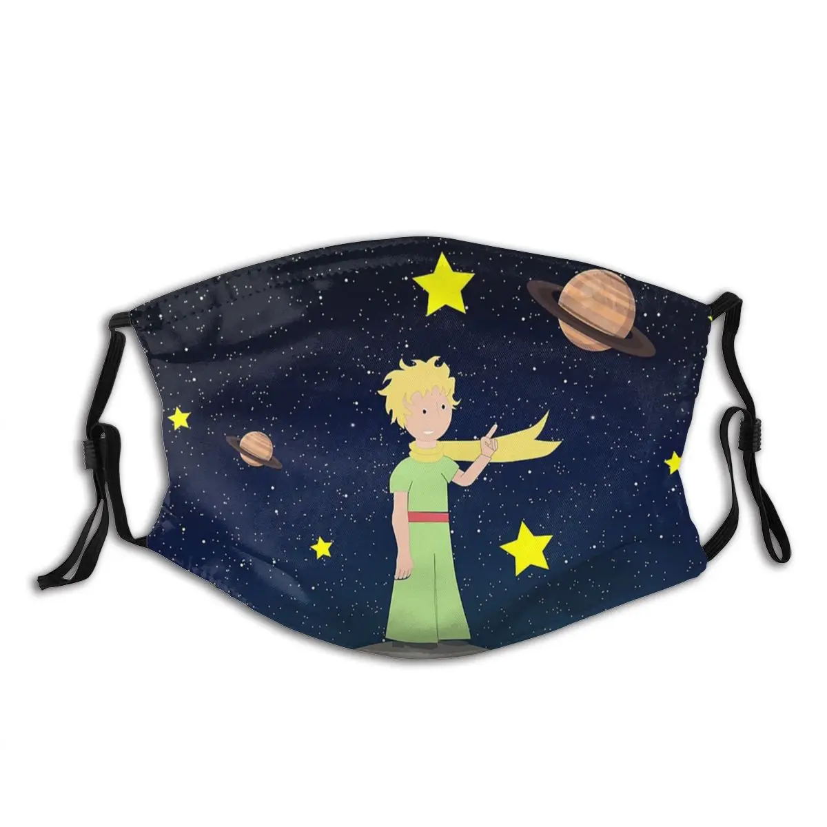 

The Little Prince Washable Printed Mouth Face Mask Windproof Cold Proof with filters Winter Protection Cover Muffle for Adult