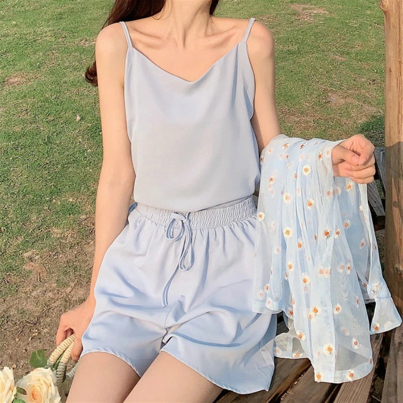 Женский комплект из 3 предметов Летний милый для девочек мягкая Солнцезащитная