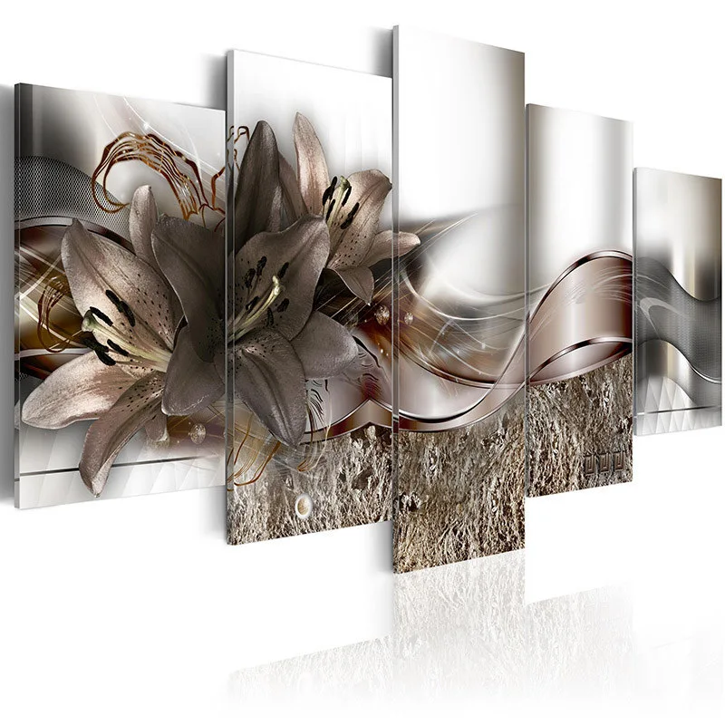 

Wall Paintings Picture Unframed 5PCS Oil Painting Drawing High Quality