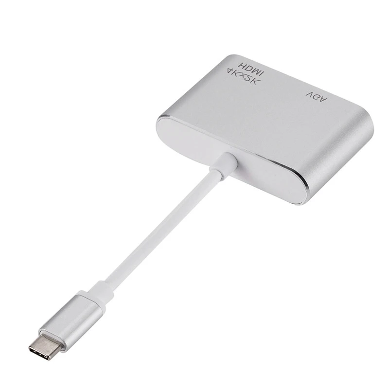 Type C To Hdmi Vga Video Cable Type-C Adapter Dock Hub Usb-C 4K Hd Converter For Phone Macbook Chromebook Laptop Mon |