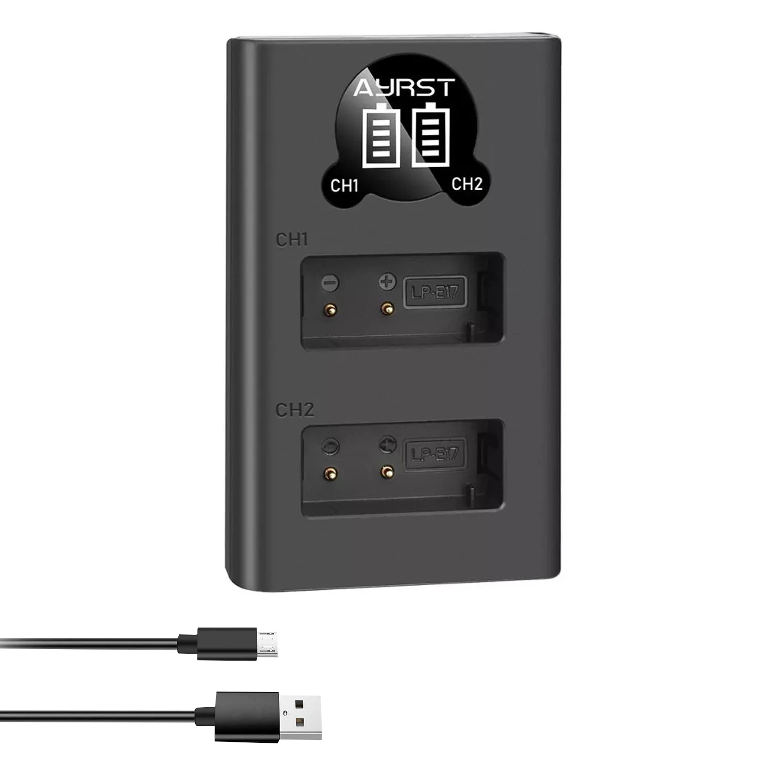 2Pcs LPE17 LP E17 LP-E17 Battery + LED USB Dual Charger for Canon EOS 200D M3 M6 750D 760D T6i T6s 800D 8000D Kiss X8i Cameras |
