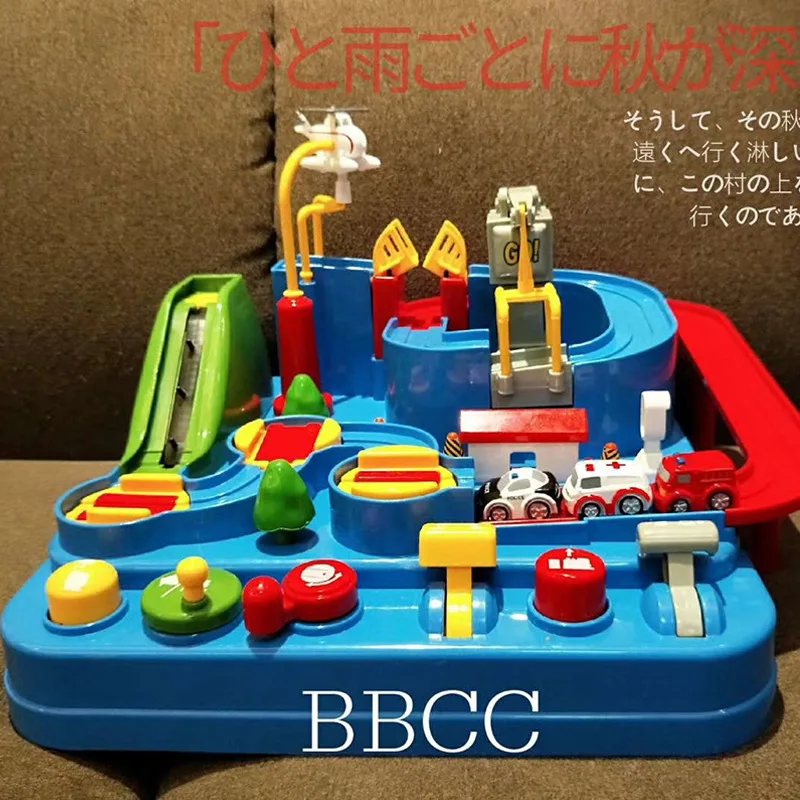 Детская приключенческая машина и Самолет трек парковка консоль комбинация