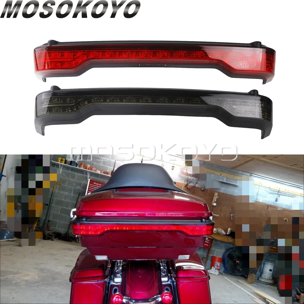 24.8'' LED Taillights Motorcycle Brake Signal Tail Light For Harley Touring Road Tri Glide Ultra 2014-18 Ultra Limited Low FLHTK