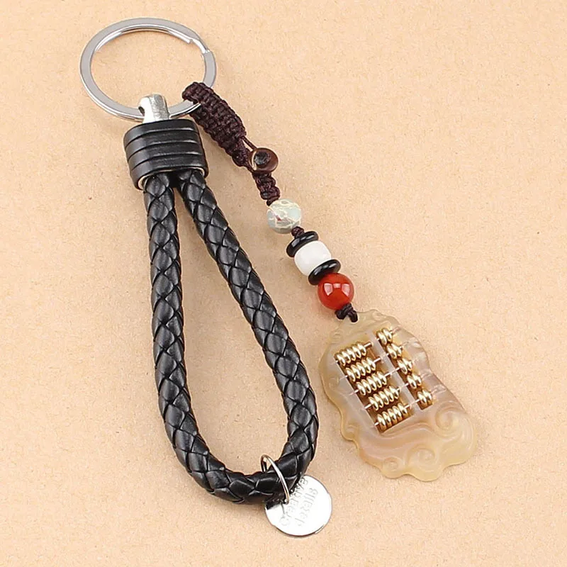 Модный мужской брелок в форме рога Абака удачи подарок для модных женских