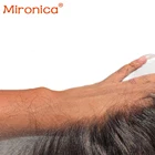 HD прозрачные 6x6 кружевные волнистые фронтальные перуанские натуральные цветные человеческие волосы на шнуровке предварительно выщипанные с детскими волосами