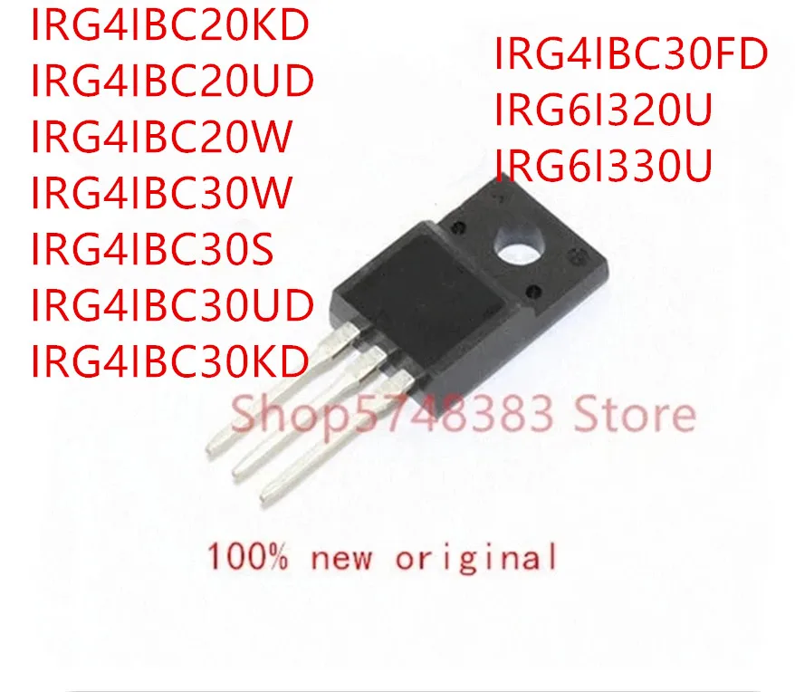 10 шт. IRG4IBC20KD IRG4IBC20UD IRG4IBC20W IRG4IBC30W IRG4IBC30S IRG4IBC30UD IRG4IBC30KD irg30fd i6320u TO-220F | Электроника