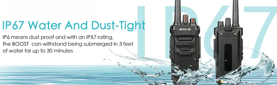 2 шт. RETEVIS RT48/RT648 IP67 водонепроницаемый Walkie Talkie плавающий PMR радио PMR/FRS VOX usb зарядка 2 способ радио для Baofeng UV-9R