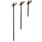 Бесплатная доставка-200упаковка, одноразовая посуда для вечерние ринки, свадьбы, 150 мм Коктейльные черные бамбуковые шпажки с узлом, фруктовые шпажки