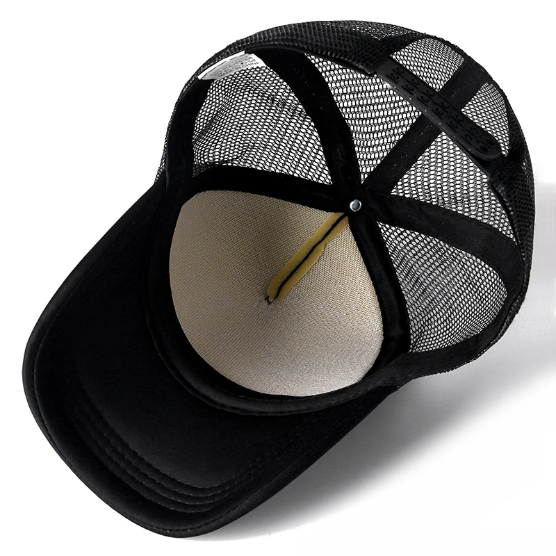 

1 PCS Unisex Cap Casual Plain Mesh Baseball Cap Adjustable Snapback Hats For Women Men Hip Hop Trucker Cap Streetwear Dad Hat
