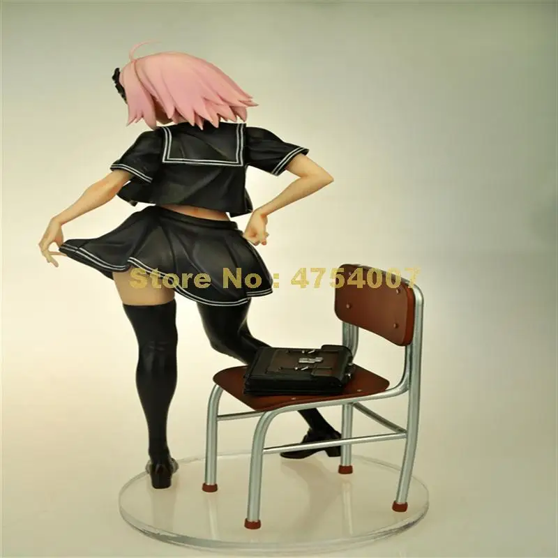 Аниме Судьба/Большой заказ альтер школьная форма черный матросский костюм ПВХ