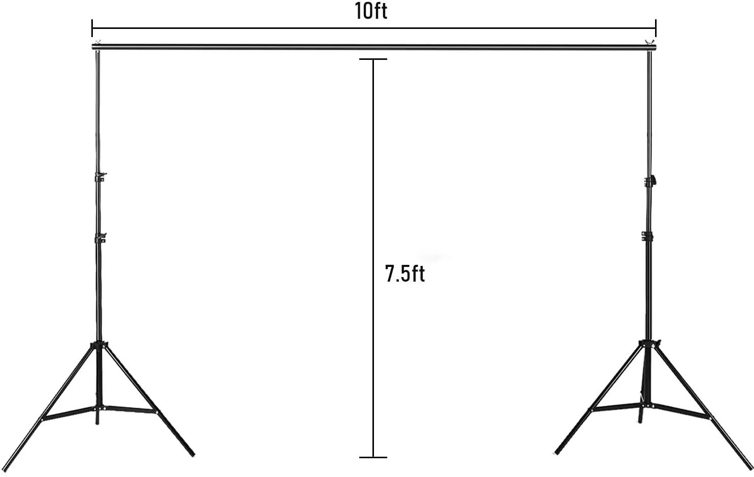 BEIYANG 2X2M/2.3X 3M/2.6X3M Регулируемая подставка для фона система поддержки комплект с