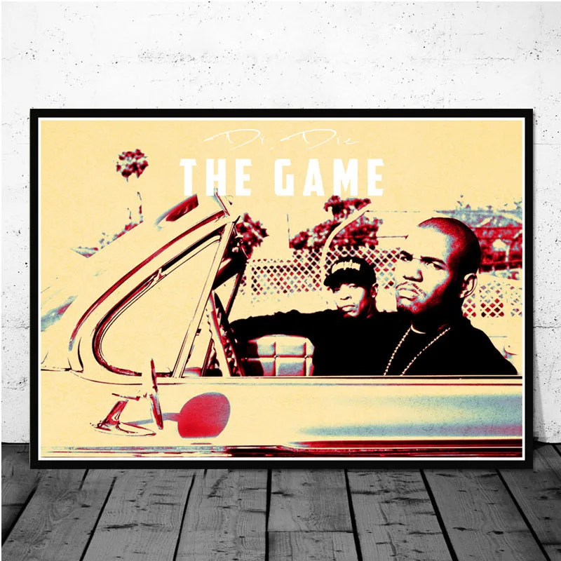 Плакаты принты NWA хип хоп музыка певица звезда рэп куб льда Eazy E Холст Картина