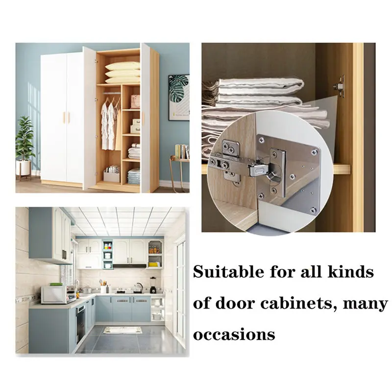 Шарнирная ремонтная пластина для мебели шкафа окно ящика из нержавеющей стали