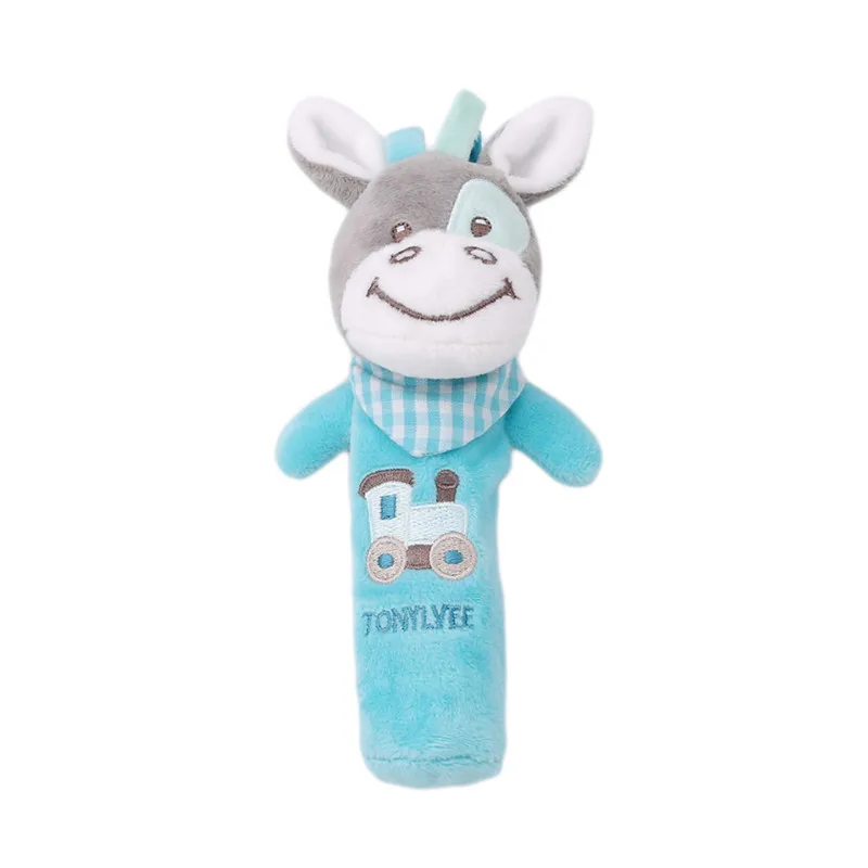 Детские погремушки мобили BB палочки Мягкая Корова плюшевая кукла кроватка