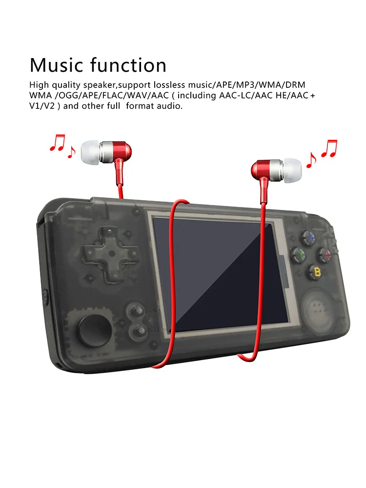 Retro Handheld Game Console 64Bit 16GB 3.0Inch Built-in 3000 Classic Games Support For PS1/NEOGEO/CP1/CP2/GB/SFC/FC Emulators |