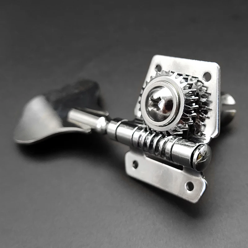 4r4l2r2l geöffnet elektrische bass gitarre tuning pegs mechaniken mechaniken für bass chrome bass gitarre zubehör free global shippin