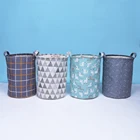 Складная корзина для хранения белья для игрушек баррель для хранения стоячей одежды ведро для хранения белья Органайзер держатель чехол