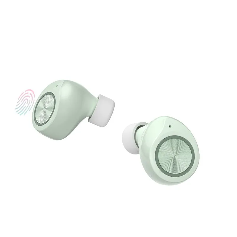 

TW6 Fingerprint Touch Bluetooth Earphones, HD Stereo Wireless Headphones,Noise Cancelling Gaming Headset