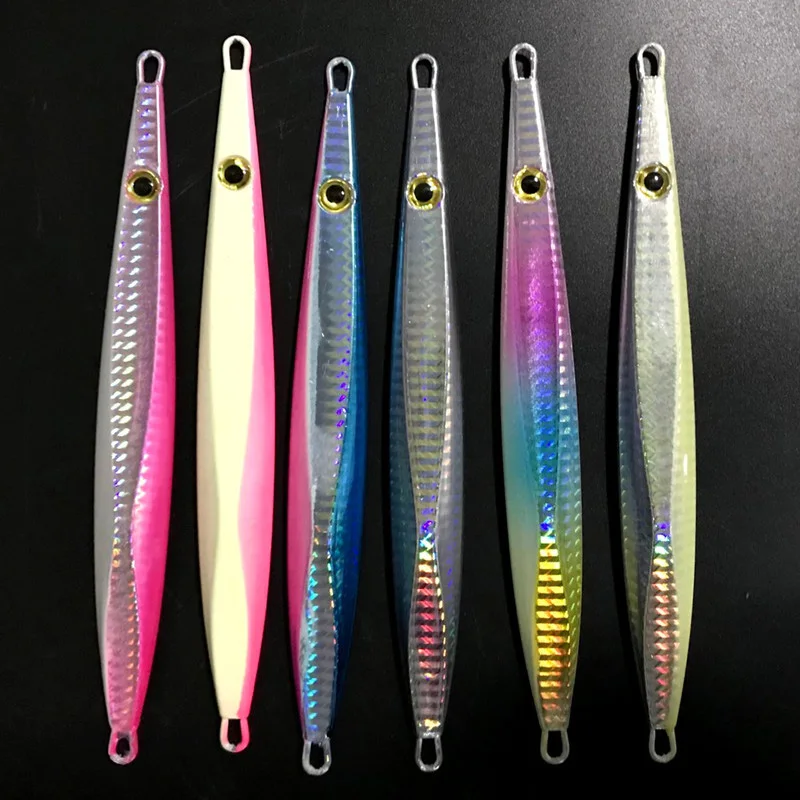 SEWS-6Pcs/лот 16.5cm160Gknife джиггинг металлическая ложка высокое качество VIB
