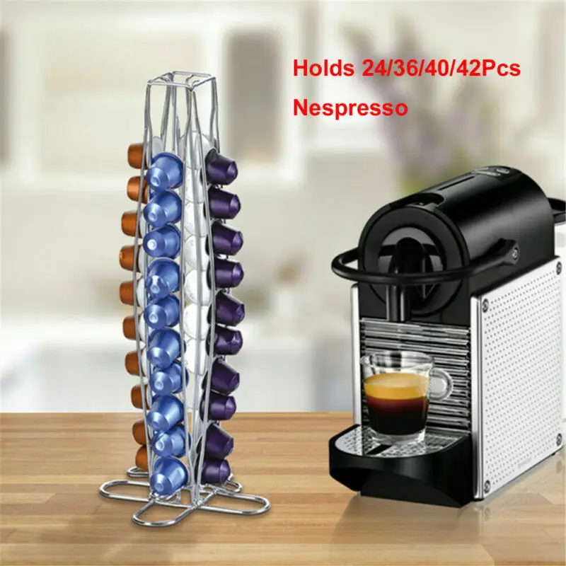 Faroot 42 Display Stand Mount Dispenser Storage Rack Capsules Coffee Pod Holder Home Shop | Дом и сад