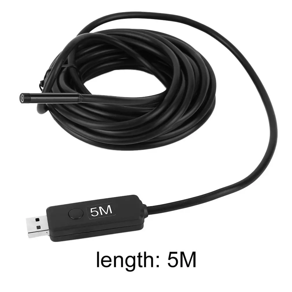 Водонепроницаемый эндоскоп HD 2 м 5 10 мм мини-USB камера Бороскоп для фотосъемки