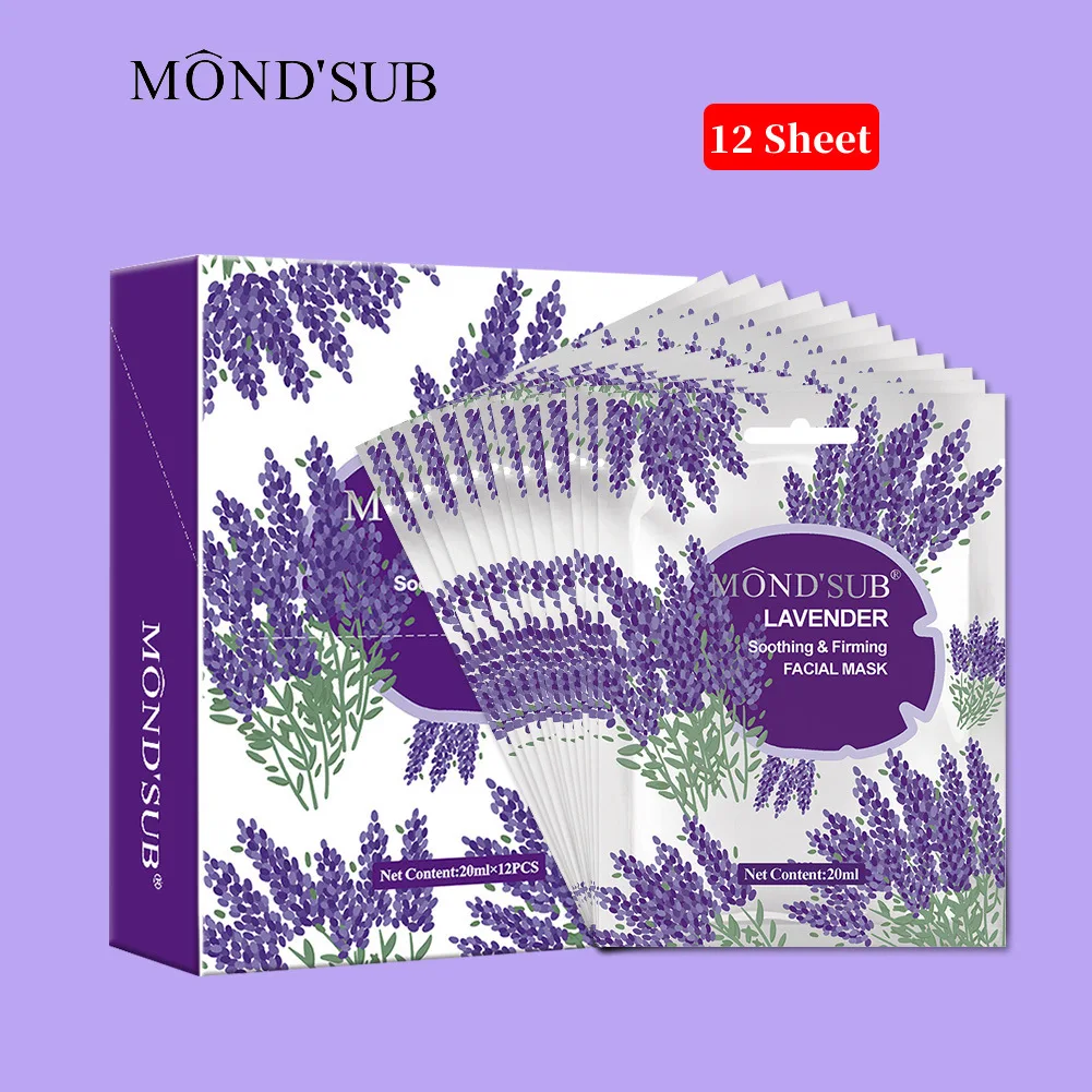12pcs Lavender Face Mask Skin Avocado Coconut Care Moisturizing Oil Control Facial Masks Chamomile Whitening Replenishment Mask
12pcs Lavender Face Mask Skin Avocado Coconut Care Moisturizing Oil Control Facial Masks Chamomile Whitening Replenishment Mask