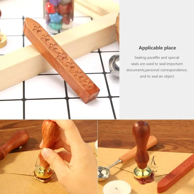 Восковые полоски DIY ретро лаковые полосы воск таможенный документ конверт