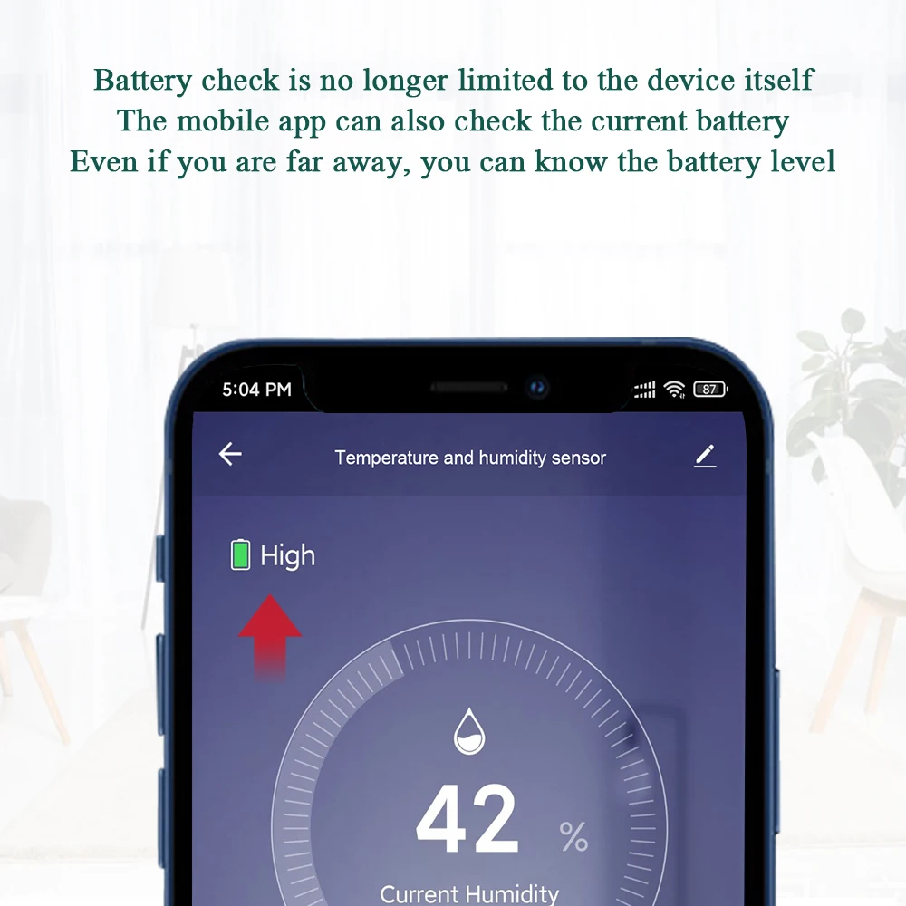 Awaywar Tuya WIFI датчик температуры и влажности крытый гигрометр термометр детектор
