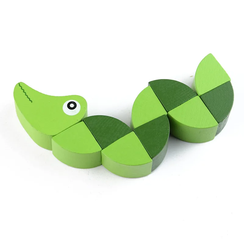 

Деревянные игрушки, разноцветные гусеницы, развивающие игрушки-животные, цветные скрученные насекомые, детские игрушки