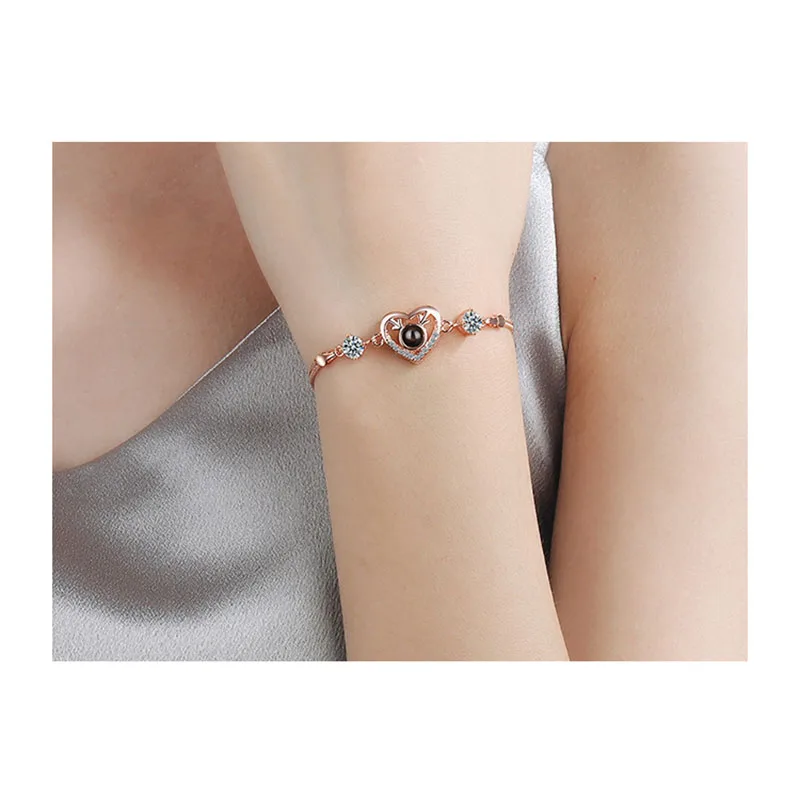 MEETSOFT модные аксессуары серебристого цвета трендовые браслеты с кристаллами для