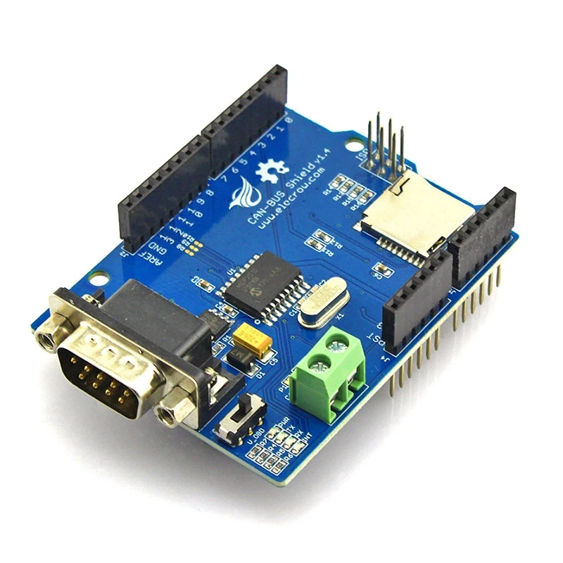 MCP2515 CAN BUS щит контроллера платы ELE Can Bus для Arduino Mega Leonardo | Электронные компоненты и