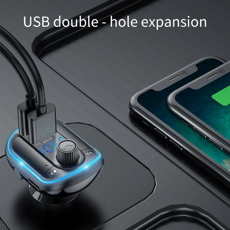 Многопортовый USB адаптер автомобильное зарядное устройство для Iphone 11 зарядка