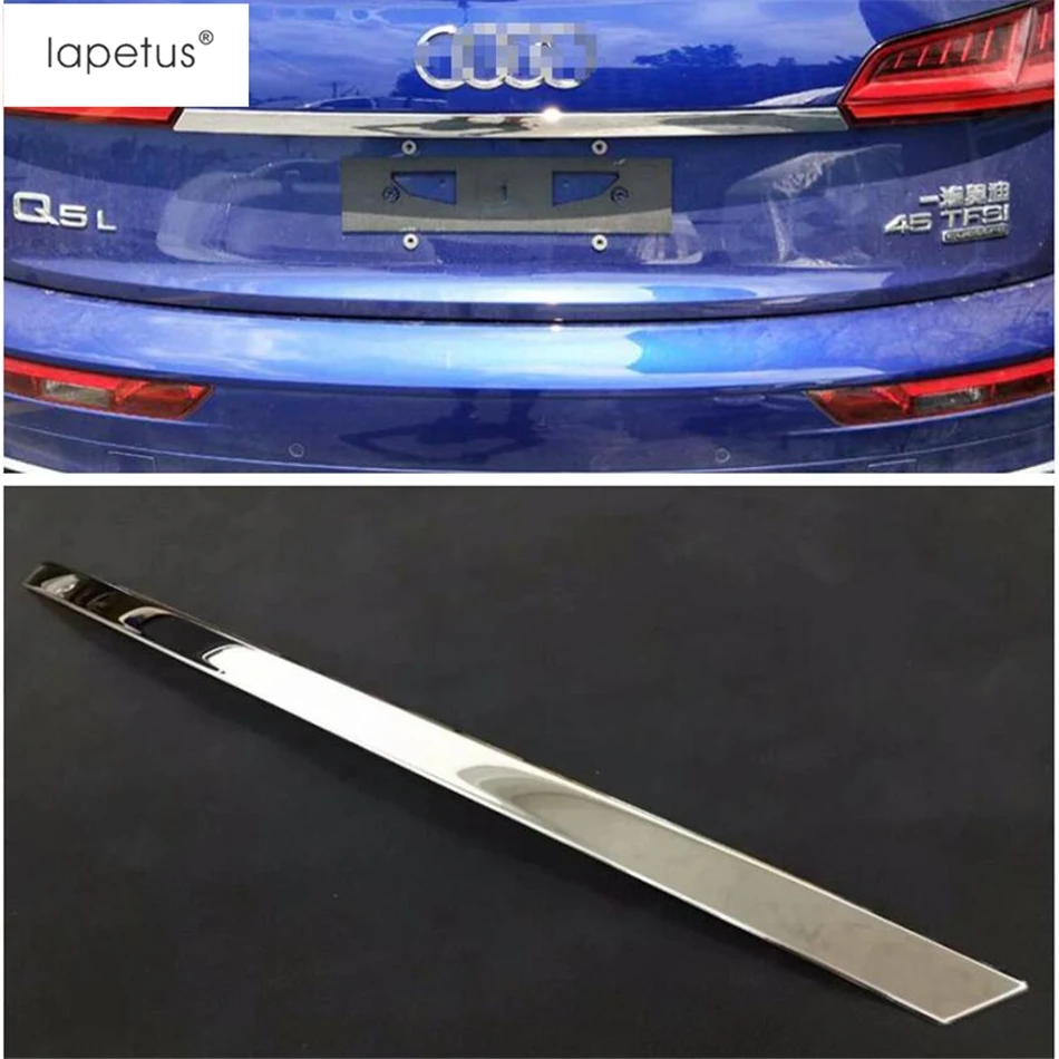 Аксессуары Lapetus подходят для Audi Q5 автомобиля задний хвост вверх багажник стример Декоративная полоса формовочная крышка комплект Отделка 1 шт
