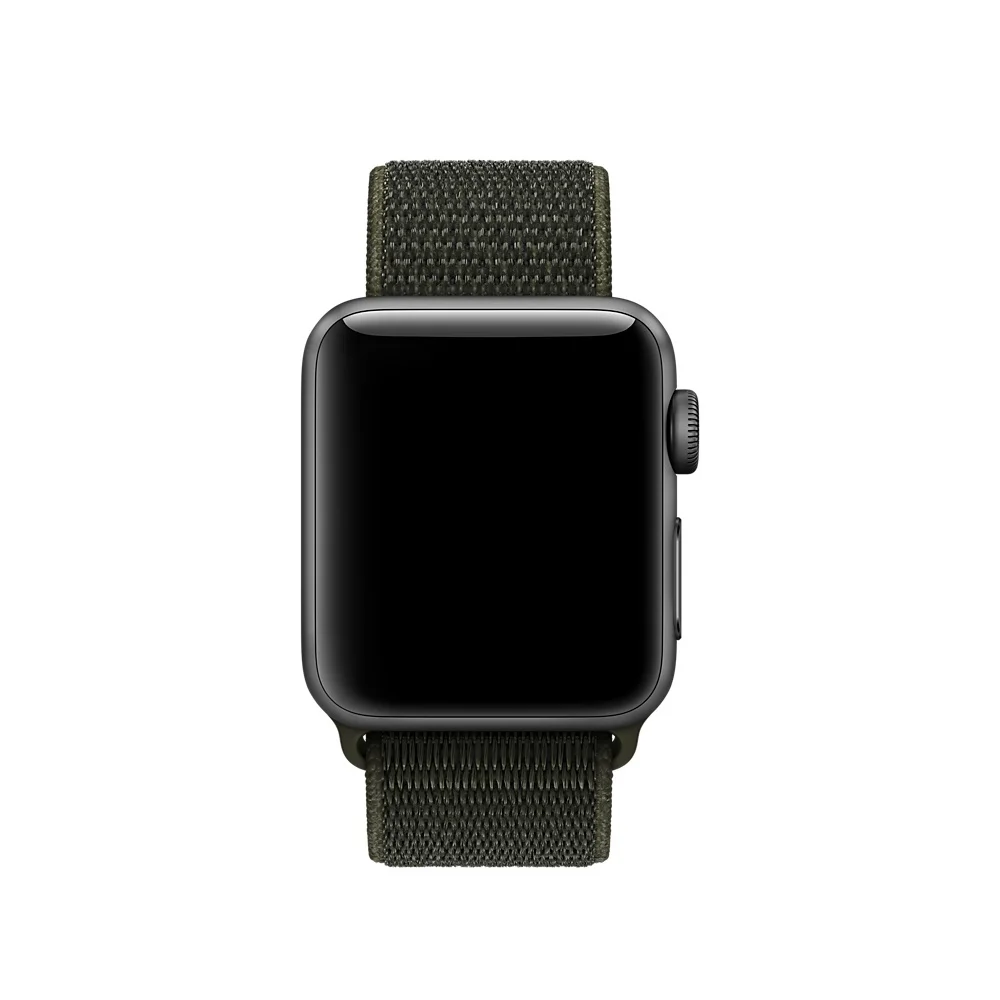 FOHUAS легкий дышащий нейлоновый спортивный ремешок 44 мм для Apple Watch серии 5 2 1 42 мм 38 мм для iWatch ремешок для часов Sport Loop