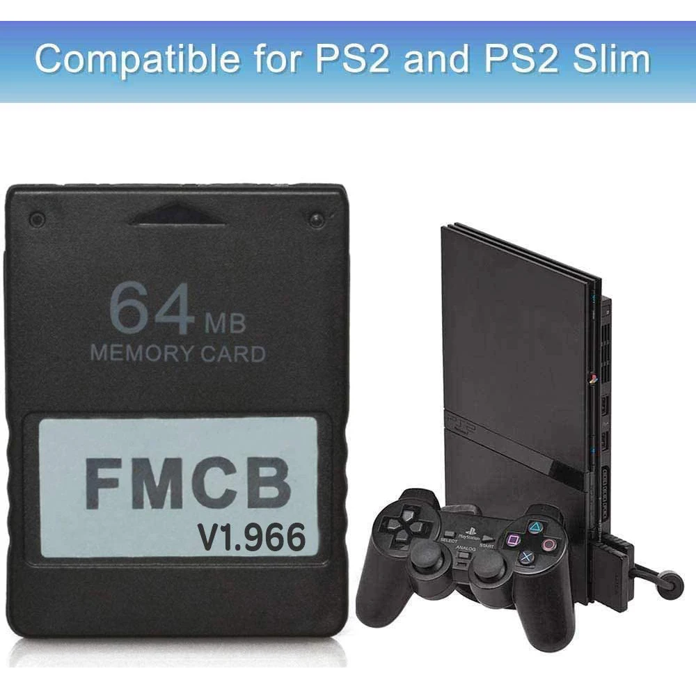 Карта памяти RGEEK FreeMcBoot FMCB 1 966 PS2 64 Мб игровые заставки для Sony Playstation 2 PS2|Картриджи| |