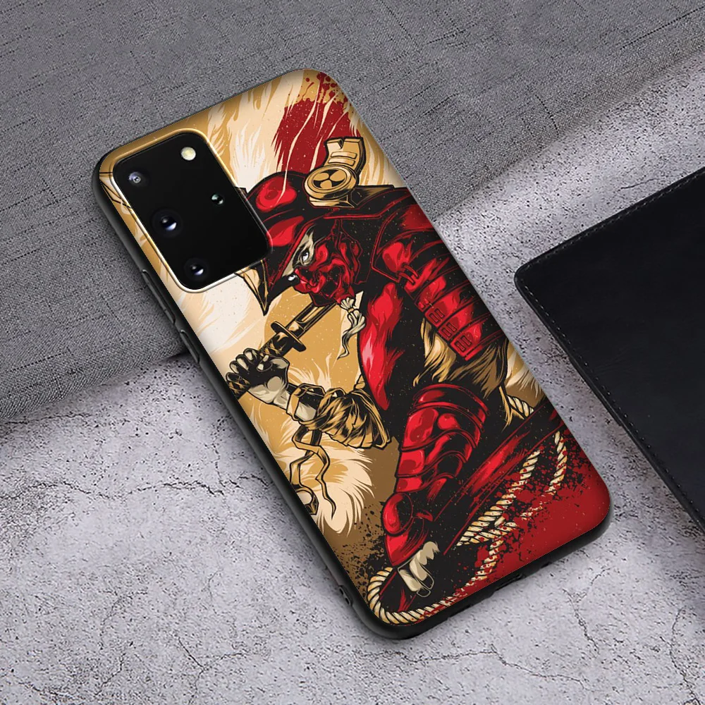 Мягкий силиконовый чехол Lavaza с японским Самураем для Samsung A01 A11 A21 A41 A2 Core A20e A70s J4 J7 Duo