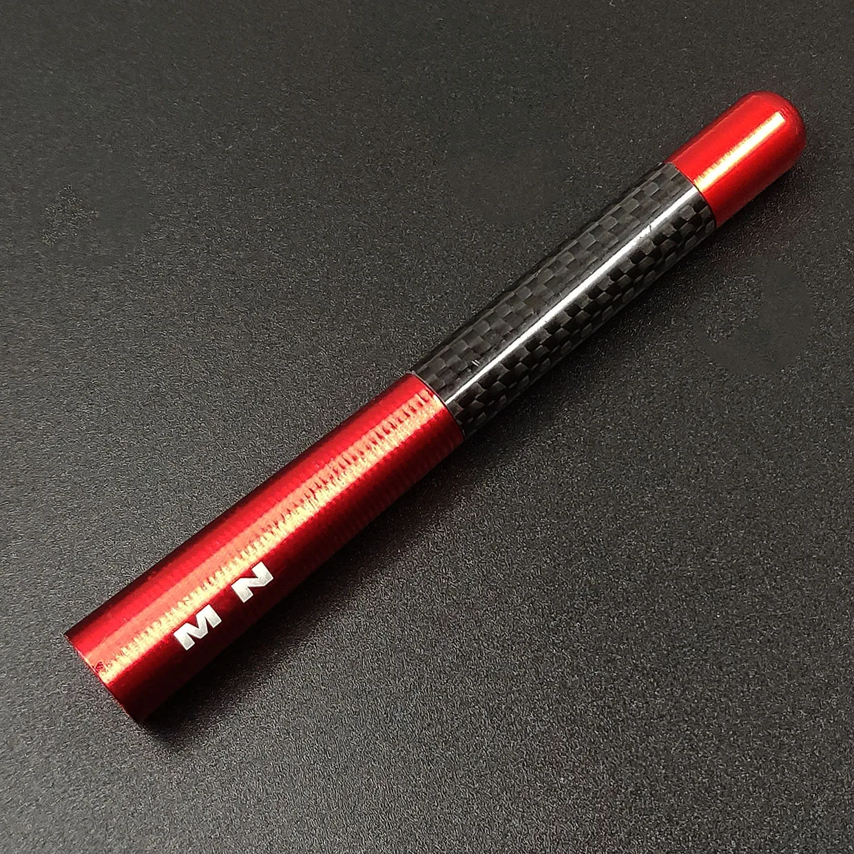 4 37 дюймовая универсальная черная углеволоконная короткая Автомобильная