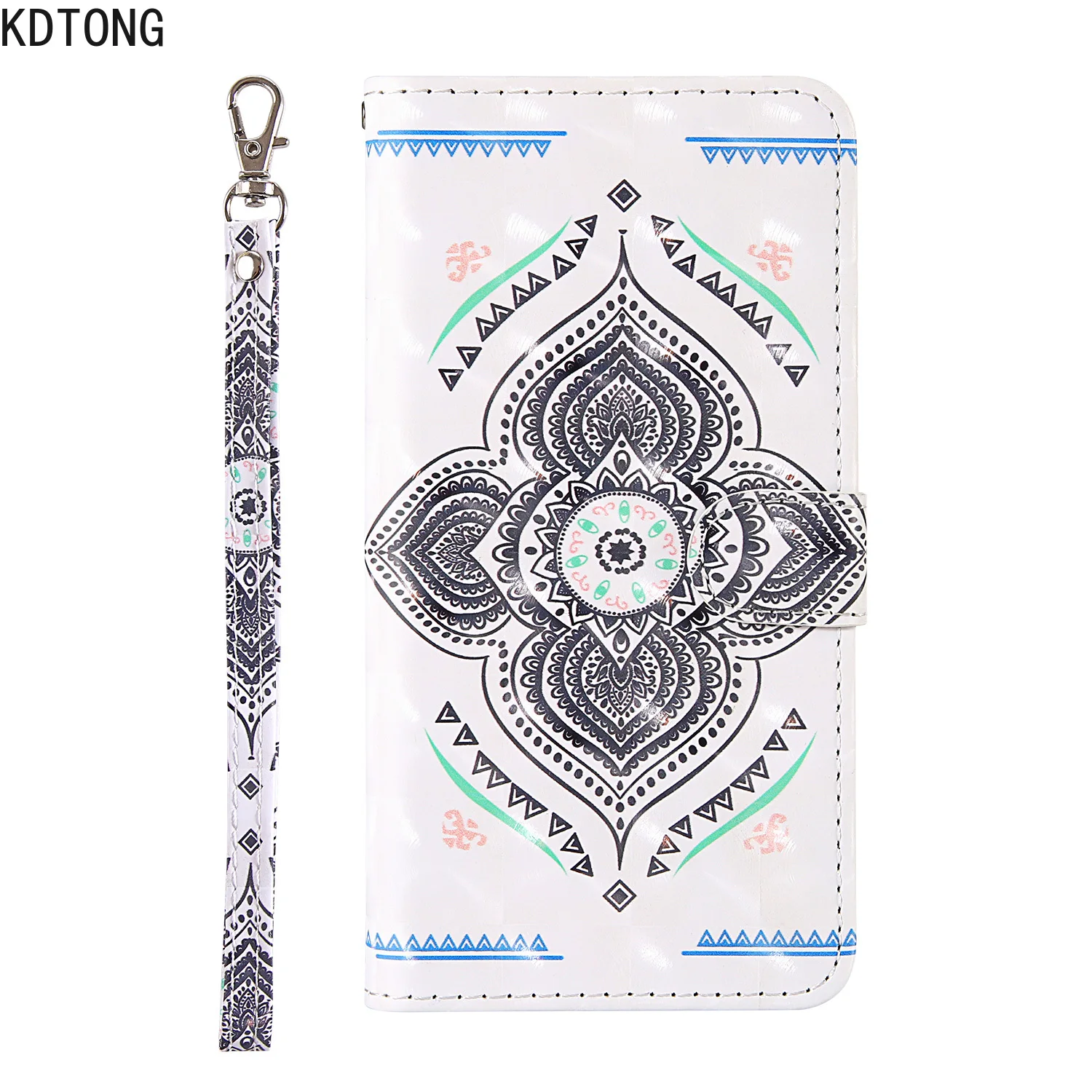 

3D Painted Leather Case for LG K40 K61 K40S K50S Stylo 5 Q70 Cover Coque Flip Magnetic Wallet Card Luxury Lovely Lanyard Capa