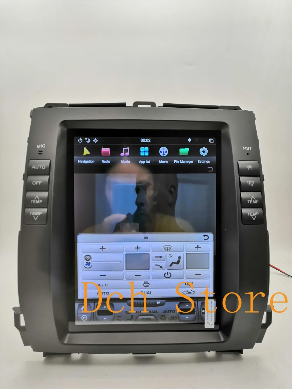 10,4 ''вертикальный экран Tesla стиль Android 8,1 автомобильный dvd-плеер gps для Toyota Prado 120 land cruiser 2002-2009 Lexus GX470 PX6