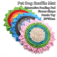 5050cm dog snuffle mat pet slow feeder foods dispenser pad iq training puzzle toy puppy intelligence nose sniffing mat