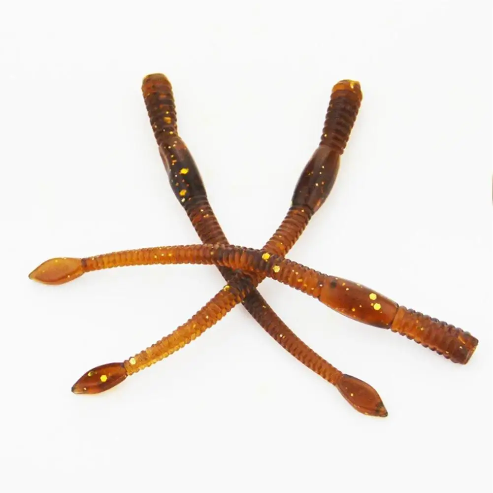 5pcs/Lot 80mm Sandworms Soft Plastic Worm Fishing Lure 60mm Saltwater Artificial Bait Catfish Carp Bass Wobblers Swimbaits | Спорт и