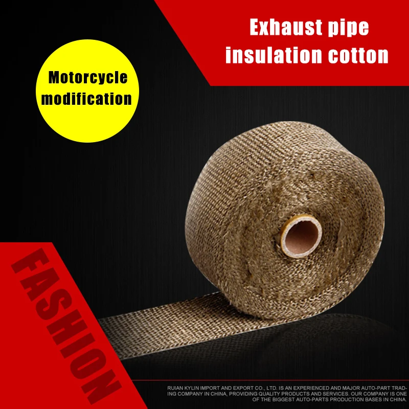 2-Дюймовая лента для заголовка выхлопной трубы Теплоизоляционный ремешок замены