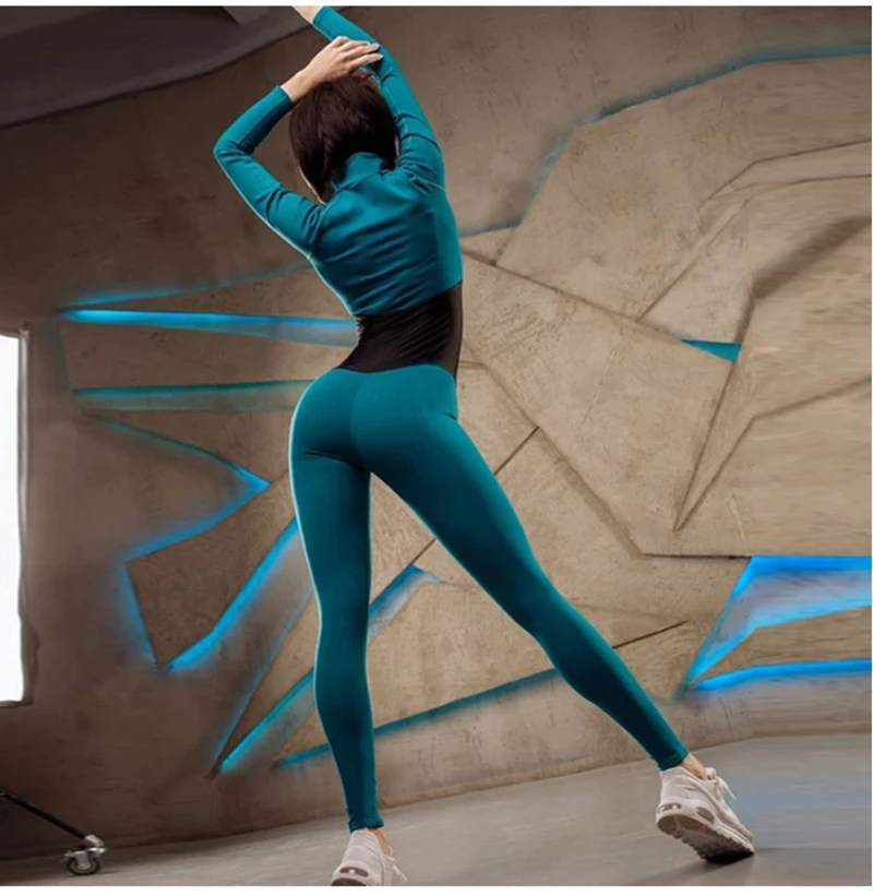 Fanceey Комбинезоны для женщин боди с длинным рукавом половина молнии Bodycon Женский комбинезон сексуальные фитнес комбинезоны, одежда для клуба наряды