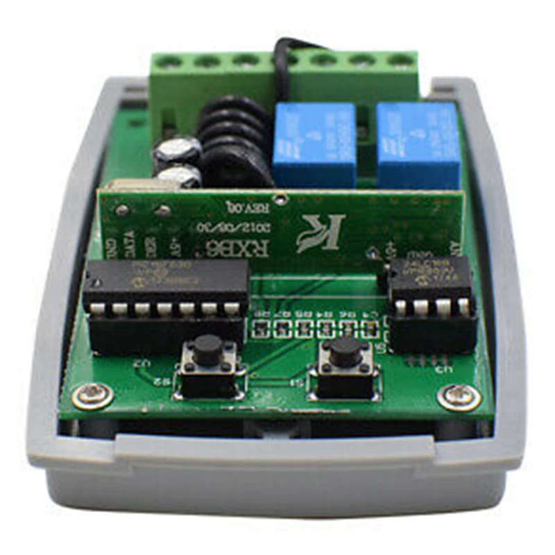 

433.92Mhz Two Channel Remote Control Switch Receiver Motor 12V/24V DC Durable