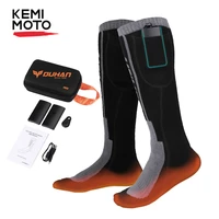 motorcycle heated socks remote control electric heating socks rechargeable battery winter thermal socks men women outdoor