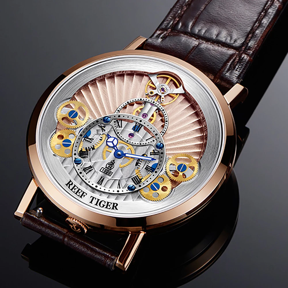 2020 Новый Риф Тигр/RT Роскошные Скорость кварцевые часы для Для мужчин ремень из