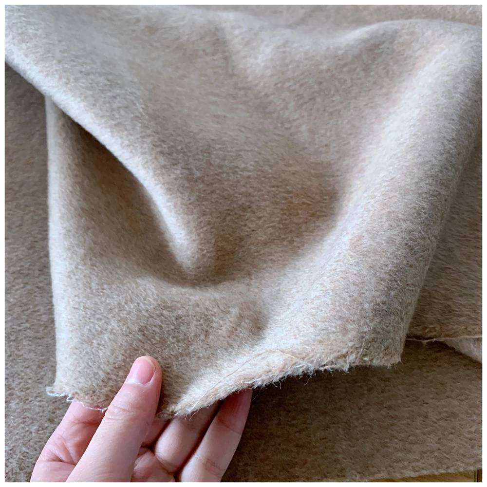 100% Cashmere wool alpaca blended fabric Double-sided cashmere autumn and winter coat jacket | Дом и сад