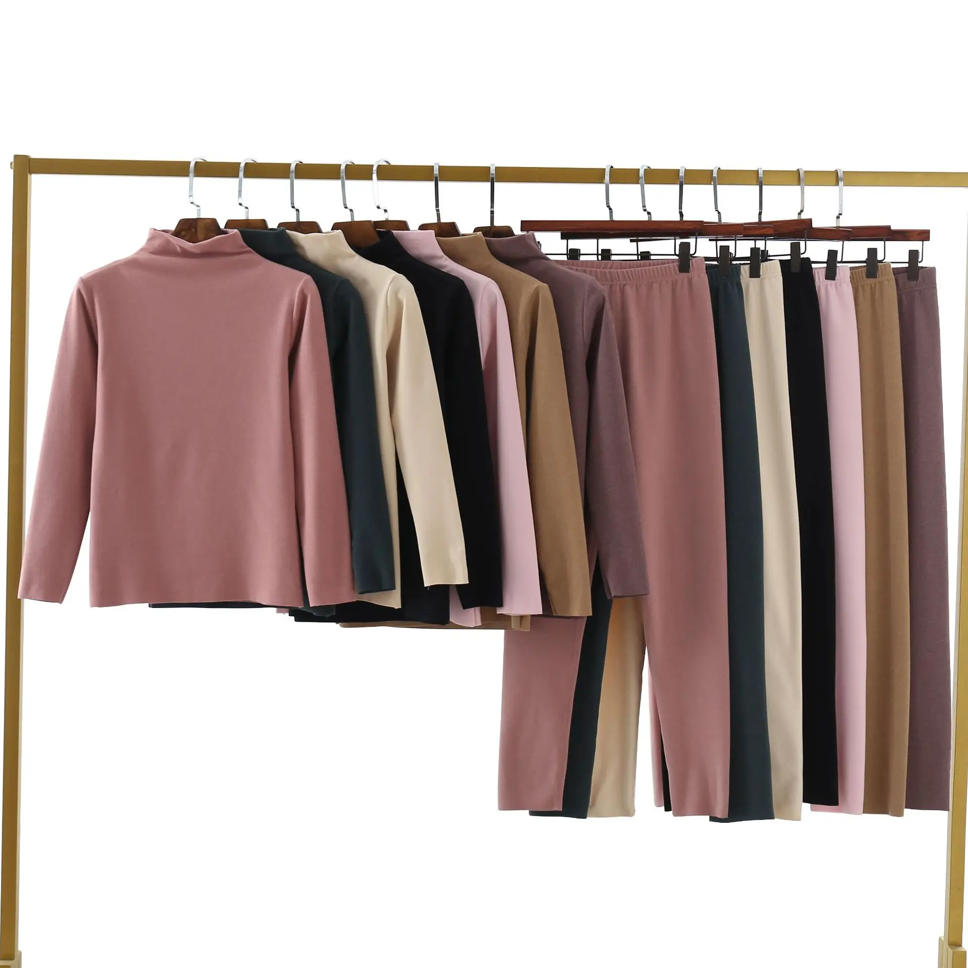 

Winter Thermal Underwear Set Women's Thickened Slim Seamless Autumn Clothes Blusas Thermal Wear Women Pigiama Donna Inverno